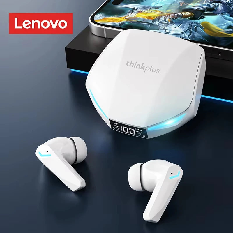 Original Lenovo XT53 Earphone Wireless Upgrade Bluetooth 5.4 Headphones Noise Reduction LED Low Latency Gaming
