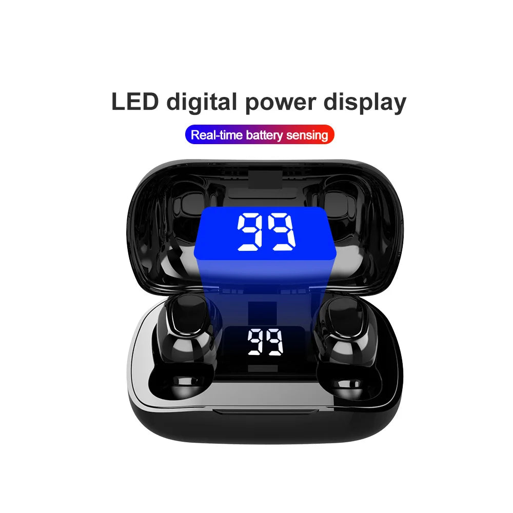 L21 Pro TWS Wireless Headphones Bluetooth HIFI Lossless Sound Sport Waterproof For All Smartphones