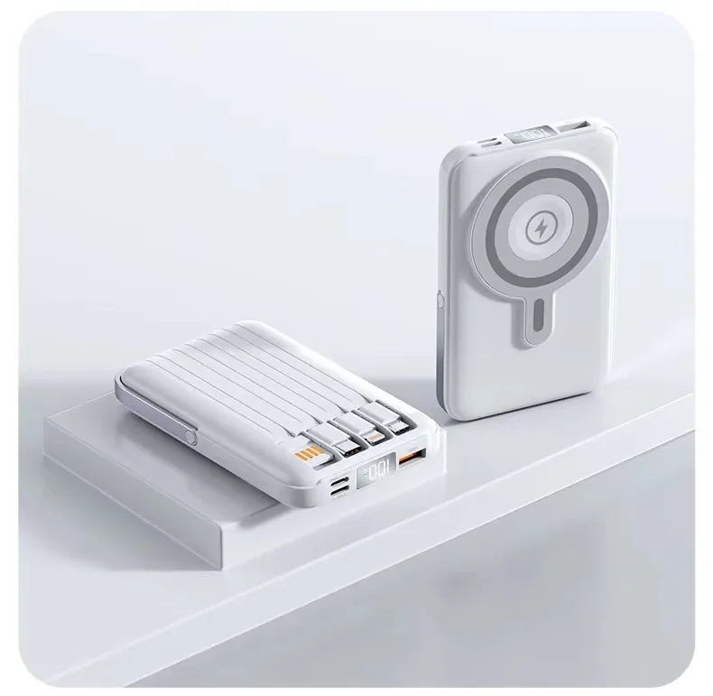 Wireless magnetic power bank 22.5W super fast charging 10000mAh suitable for watches, mobile , lightweight and thin