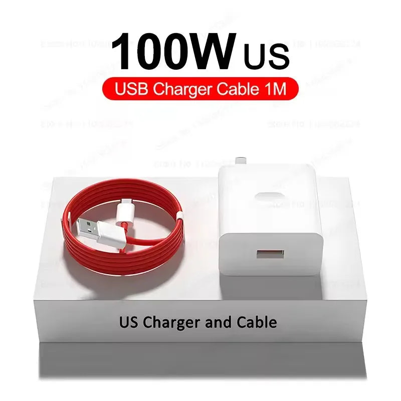C100W SuperVOOC Fast Charger – USB-C Adapter for OnePlus 13/13R/12/11/10 Pro, Nord 4, OPPO & Realme
