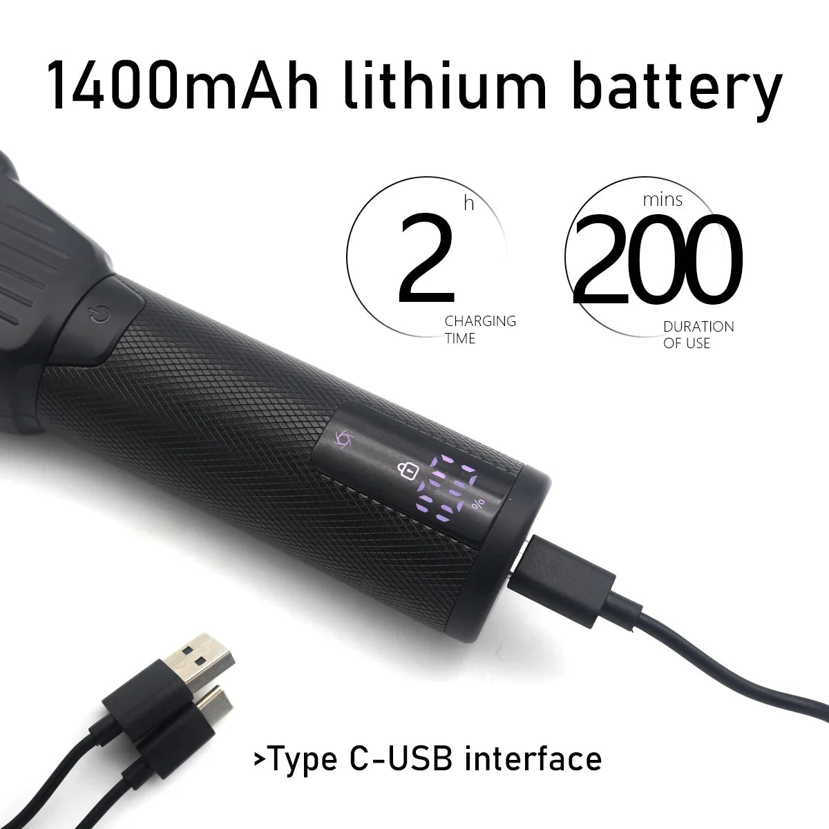 WMARK NG-7982 Electric Hair Clipper – Stainless Steel Titanium-Plated Two-Blade Razor