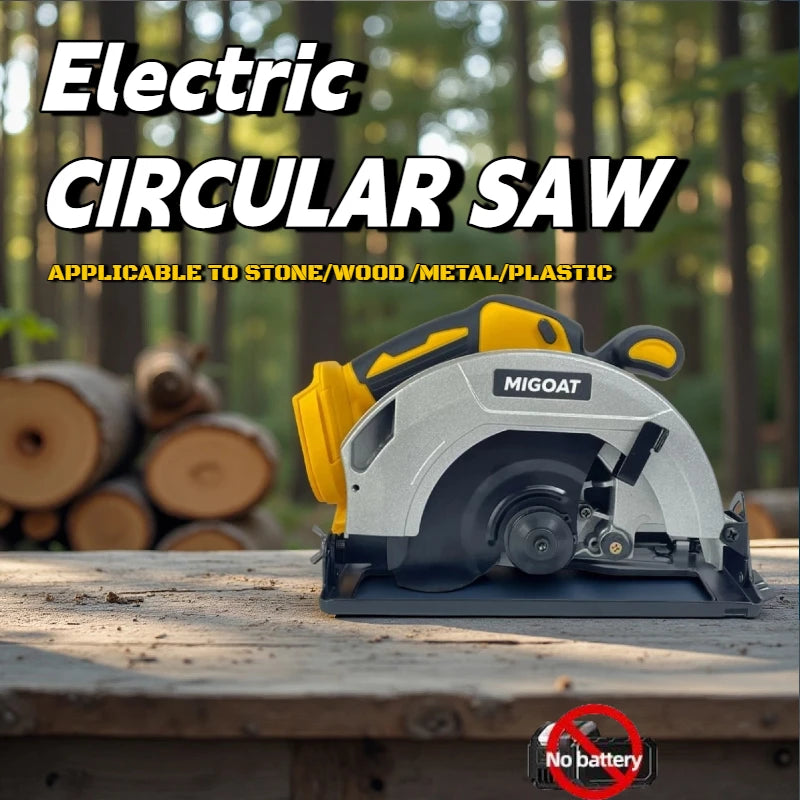MIGOAT 185mm 1280W Circular Saw – Heavy Duty Wood Cutter for Makita Battery