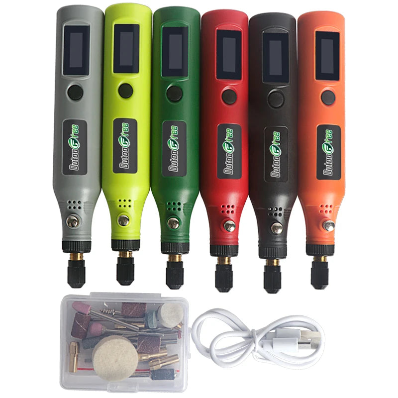 USB Wireless Mini Electric Rotary Drill – 5000-15000 RPM