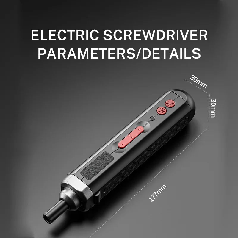 Electric Screwdriver Set USB Rechargeable Household Mini Precision  High Torque Repair Tool