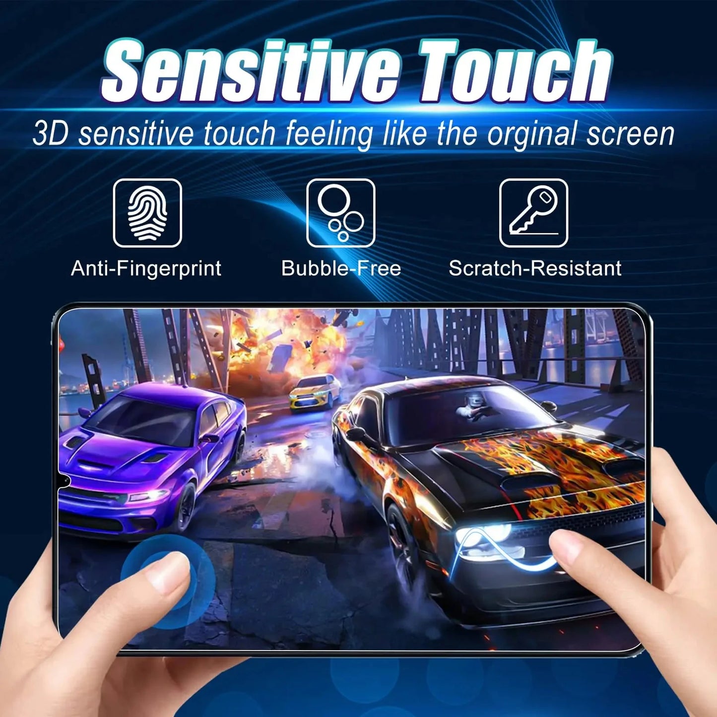 Screen Protector for Redmi Pad SE 4G (8.7 inch) 2024 Tablet Tempered Glass Film Rear Camera Anti-fall/Anti-scratch 8.7