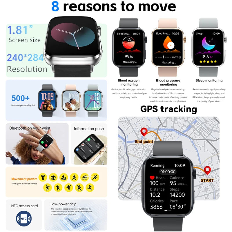 2025 Series 10 Thinstant classic Smart Watch Men Bluetooth Call AMOLED Screen NFC IP68 GPS Sport Health Tracker Women