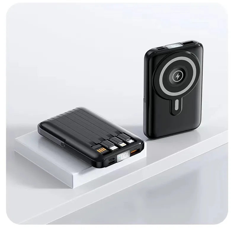 Wireless magnetic power bank 22.5W super fast charging 10000mAh suitable for watches, mobile , lightweight and thin