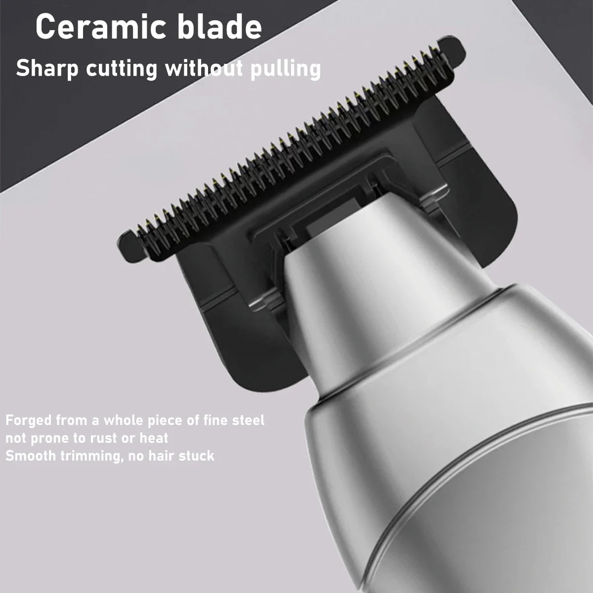 TF-617 Professional Hair Clipper – Zinc Alloy Body, DLC Blade, 7000RPM