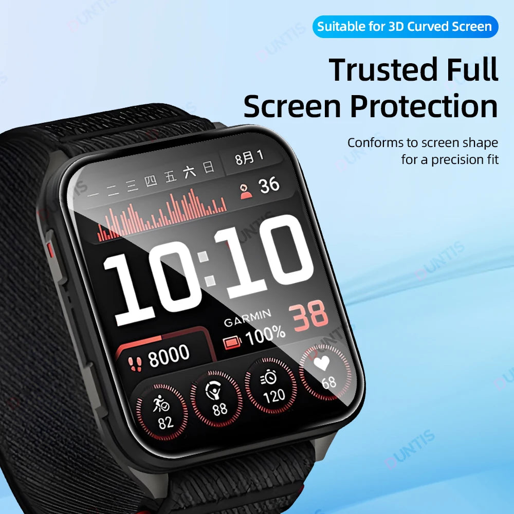 Screen Protector for Garmin Venu X1 3D Curved Screen Protector Ultra-HD Full Coverage Protective Film Accessories (Not Glass)