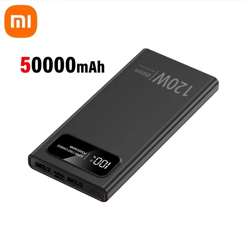 Xiaomi MIJIA 120W Power Bank 200000mAh Ultra Large Capacity Super External Battery LED Display NEW