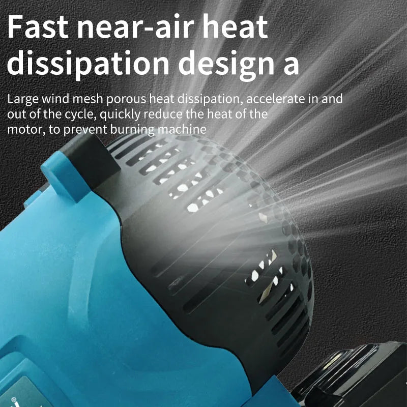 Brushless Cordless Electric Blower 2-Speed for Makita 18V Battery