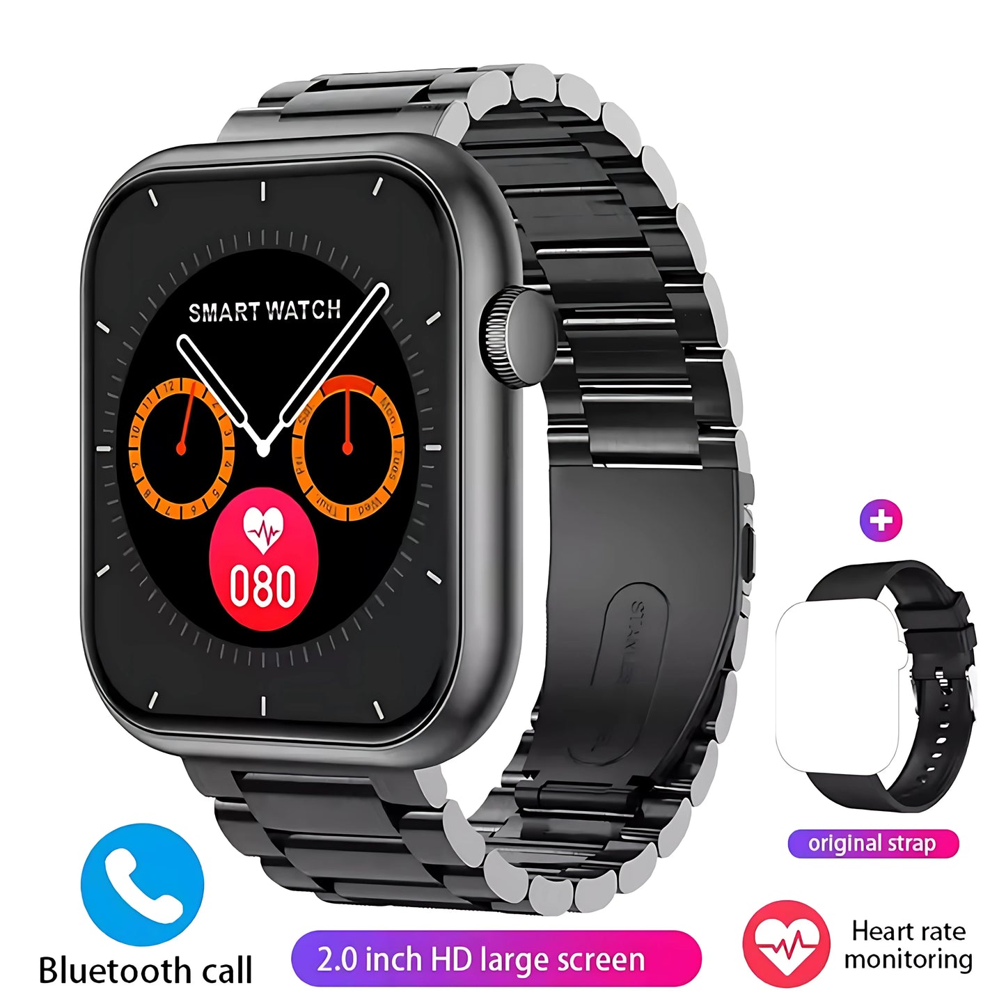 2025 New Watch  Smart 10 NFC Bluetooth Call Women Men Heart Rate Voice Assistant 100+Sports Ladies For Xioami