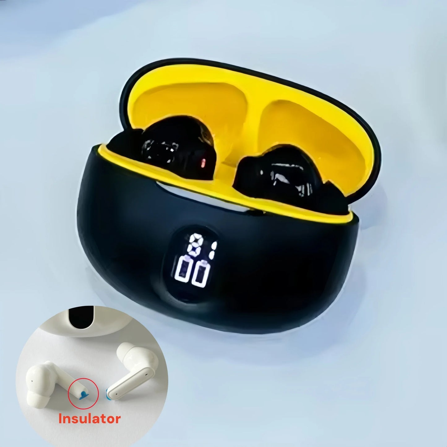S510 TWS Wireless Headphones LED Power Earphones Digital Display Headset Stereo Sound Bluetooth-compatible 5.3 for iphone