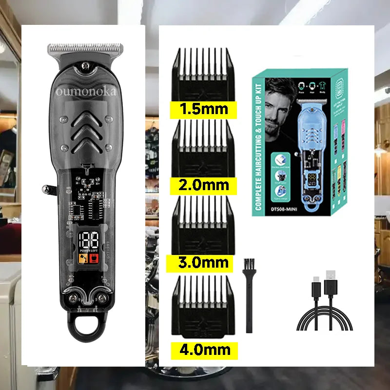 Professional Men’s Hair Cutting Machine – Electric Trimmer, Shaver & Beard Cutter