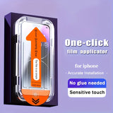 Tempered Glass Screen Protector For iPhone 16 15 14 13 12 11 17 Pro Max 16e Protective Film iPhone16 Pro Max XR X XS 7 8 16Plus