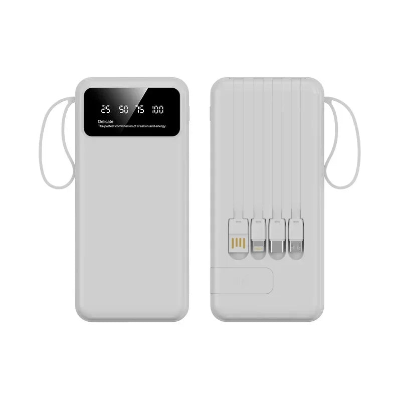 2025 New 50000mAh Power Bank Fast Charging Portable Phone External Battery for IPhone Samsung Xiaomi Huawei