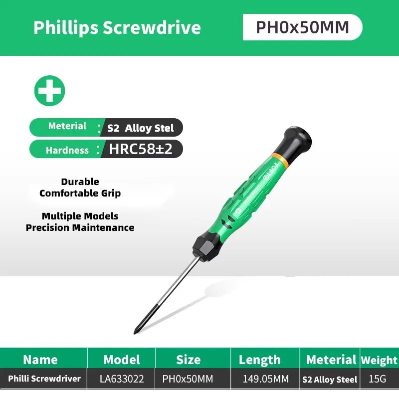 LAOA 1pcs precision screwdriver SL1.0-4.0  phillips mini  phillips plum blossom T5-T20