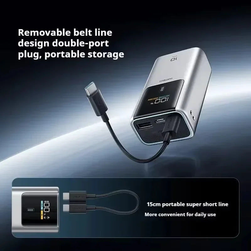 CUKTECH 10 Mini Power Bank 55W MAX 10000mAh High-Capacity Digital Display Fast Chargers Original