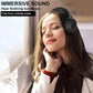 APP T-fun NC45 Bluetooth Active Noise Cancelling Headphones, Comfortable Wireless Over Ear with Mic, Hi-Res Audio,