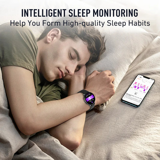 Aolon GTR Smart Watch 1.39Inch HD Bluetooth Call Sport Fitness Tracker Calorie Calculation Waterproof  For Men Women