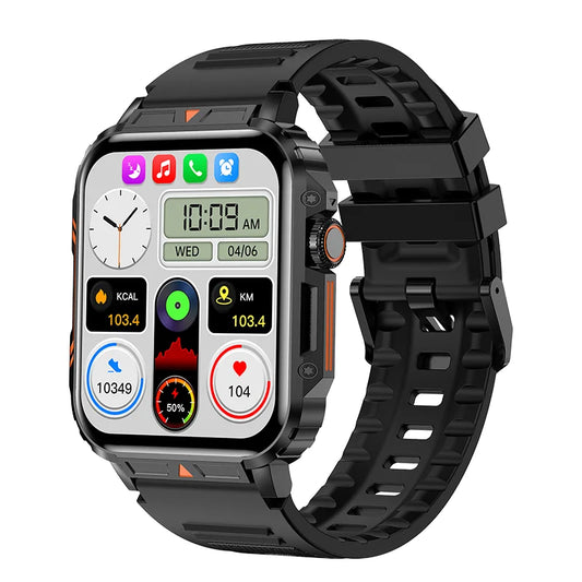 Military Men Smart Watch Health Monitor Bluetooth Call Fitness IP68 Waterproof Sports for Women Xiaomi 2025