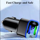Dual PD 30W USB C Car Charger Adapter 4 in 1 Super Fast Charging for iPhone 15 Pro Max 14 Plus Samsung Huawei Oneplus OPPO Vivo