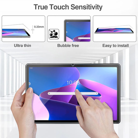 2pcs Tempered For Lenovo Tab M10 Plus 3rd Gen 10.6'' 2022 TB128FU TB125FU Clear Anti Scratch Screen Protector Tablet Film