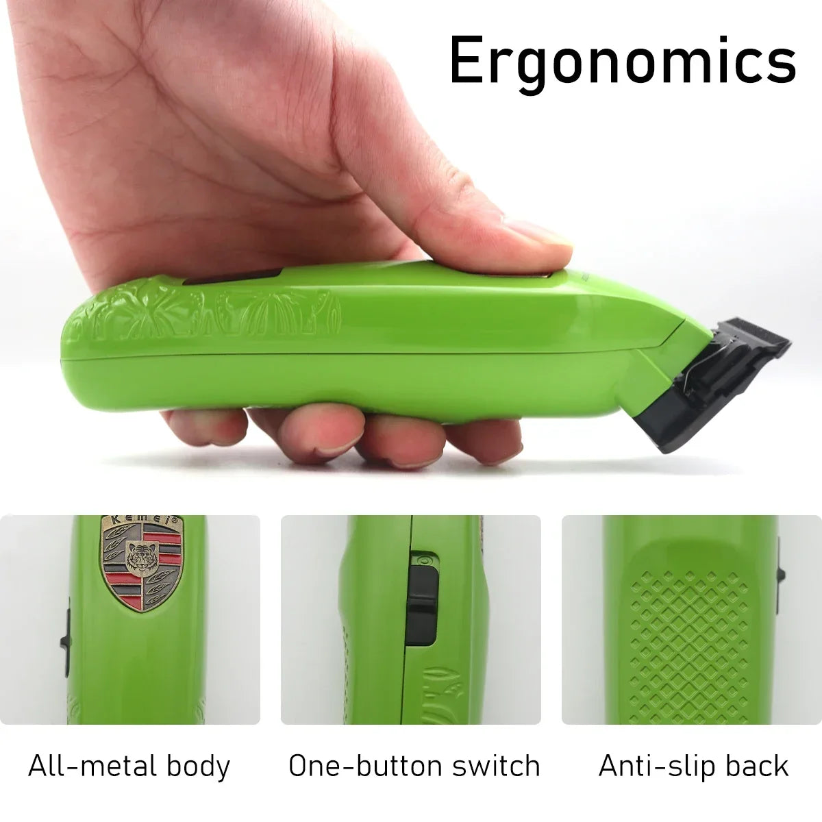 Kemei 2236 Professional Hair Clipper – Brushless Motor, Cordless Rechargeable Trimmer