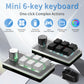 6-Key 1-Knob RGB Macro Pad – USB Mini Mechanical Keyboard for Photoshop & Gaming