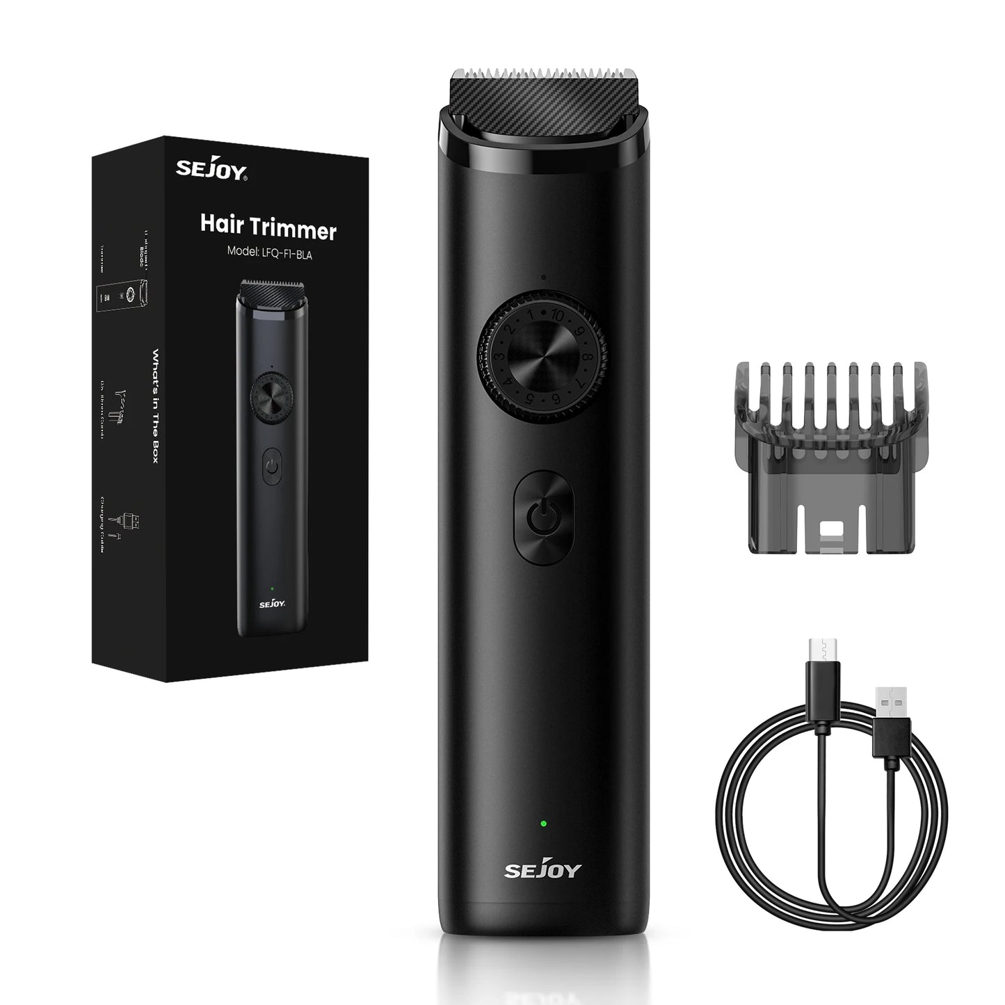 Cordless Professional Hair Clippers – Electric Barber Trimmer Kit for Men