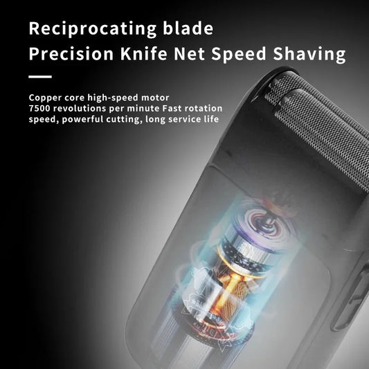 Kemei Compact Single Foil Shaver – Portable Cordless Razor for Men