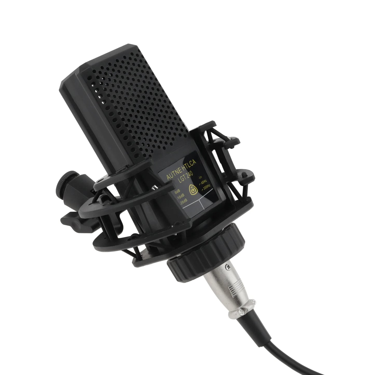 LGT240 Professional Condenser Microphone – Large Diaphragm Mic for PC & Mobile, Live Streaming & K-Song