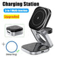 3 In 1 Foldable Magnetic Wireless Charger Stand For iPhone 16 15 14 Samsung IWatch AirPods 3/2 Station Dock Fast Charging Holder