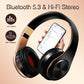 Men Gift Gold Wireless Headphones Bluetooth Stereo Game with Build-in MIC with Universal for Android and iOS