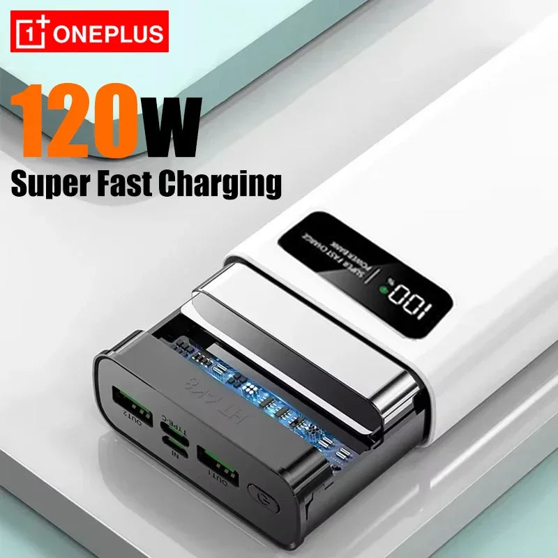 OnePlus 200000mAh LED Power Bank – 120W Super Fast Charging Portable External Battery for iPhone