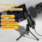 Condenser USB Wired Microphone – Professional Gaming & Streaming Mic for PC, Laptop, Podcast with RGB