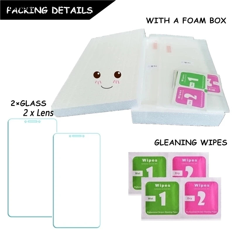 6in1 Full Gule Glass For Xiaomi Poco C85 Tempered Glass Poco C85 Screen Protector Protective Phone Camera Lens Film Poco C85