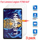 3 PCS Tempered Glass for Lenovo Legion Y700 8.8 inch 2022 Screen Protector Tablet Film HD TB-9707F