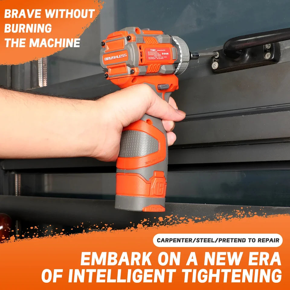 Superpan Brushless Smart Cordless Electric Screwdriver & Mini Drill Set