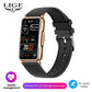 LIGE New Fashion Smart Watch Ladies Message Push Blood Pressure DIY Custom Dial Sports Bracelet Waterproof Men Women