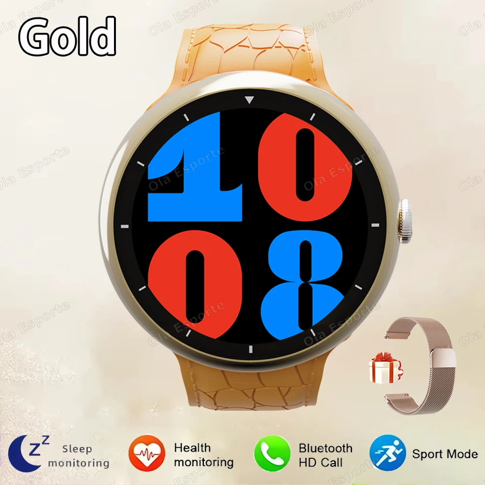 New Waterproof Smart Watch 2025 Heart Rate Multi-Strap Sleep Monitoring Sports Bluetooth Call Men Women