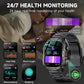 2025 For Xiaomi Outdoor Sports Smart Watch GPS trackr 5ATM Flashlight 1.96" HD Display Screen Bluetooth call Men Fitness