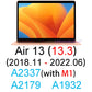 Screen Protector for MacBook Air 15 13 M4 Pro 14 16 M3 M2 M1 Touch Bar ID 11 12 HD Skin Film Guard Cover 13.6 A3241 A3240 Retina