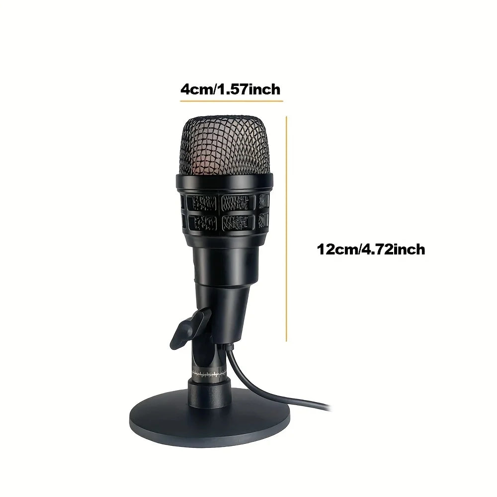Mini USB RGB Condenser Microphone – Noise Reduction Mic for Streaming, Gaming & Calls