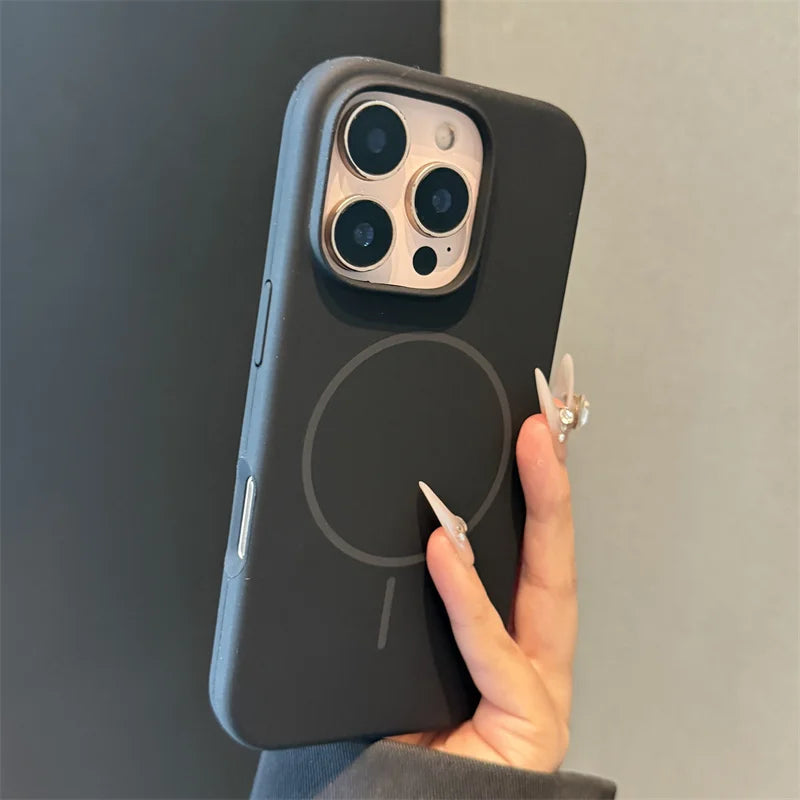 Original Liquid Silicon Magsafe Case For iPhone 17 Air 16 15 Plus 14 13 12 11 Pro Max Magnetic Wireless Charge Soft Rubber