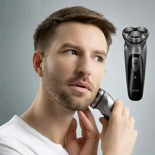ENCHEN BlackStone Electric Shaver – Type-C Rechargeable Beard Razor with Intelligent Control