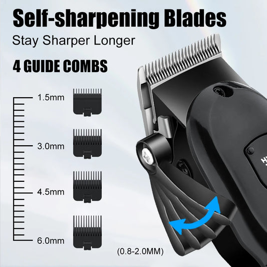 HIENA Professional Hair Clipper – Electric Trimmer & Shaver for Men