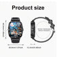 2.01 Inch Full Touch Screen Smart Watch, Wireless Calls, Message Reminders, Weather Forecast, Suitable for iPhone/Android Phones