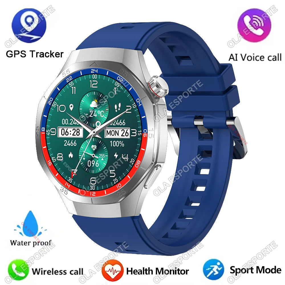 2025 New Watch 5 Pro Smart Watch 1.5“ AMOLED Screen NFC GPS Tracker BT Call Health Waterproof Men Women For Android