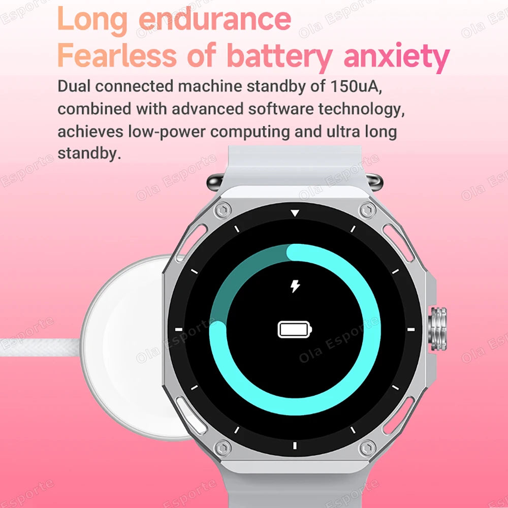 New Fashion Smart Watch 2025 Bluetooth Call Man Woman Heart Rate Health Monitoring Sports Waterproof for Android IOS
